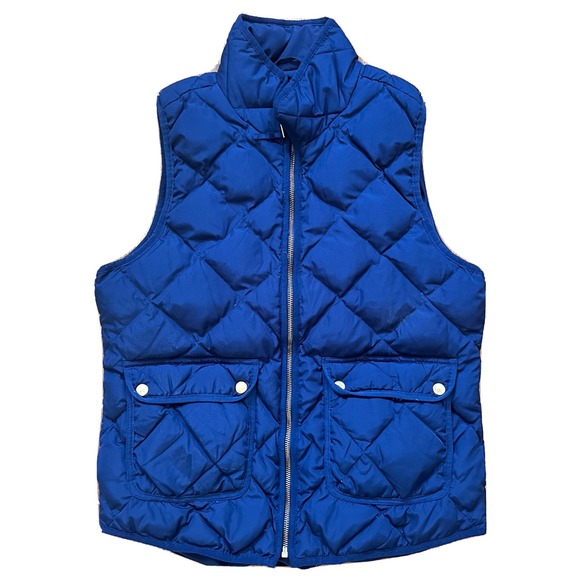 Woolrich Jackets & Blazers - Woolrich Down Vest Womens M Navy Filled Medium Blue Diamond Quilted Puffer Vest